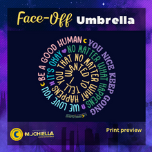 Load image into Gallery viewer, Jimtober 2023: Face-Off Umbrella