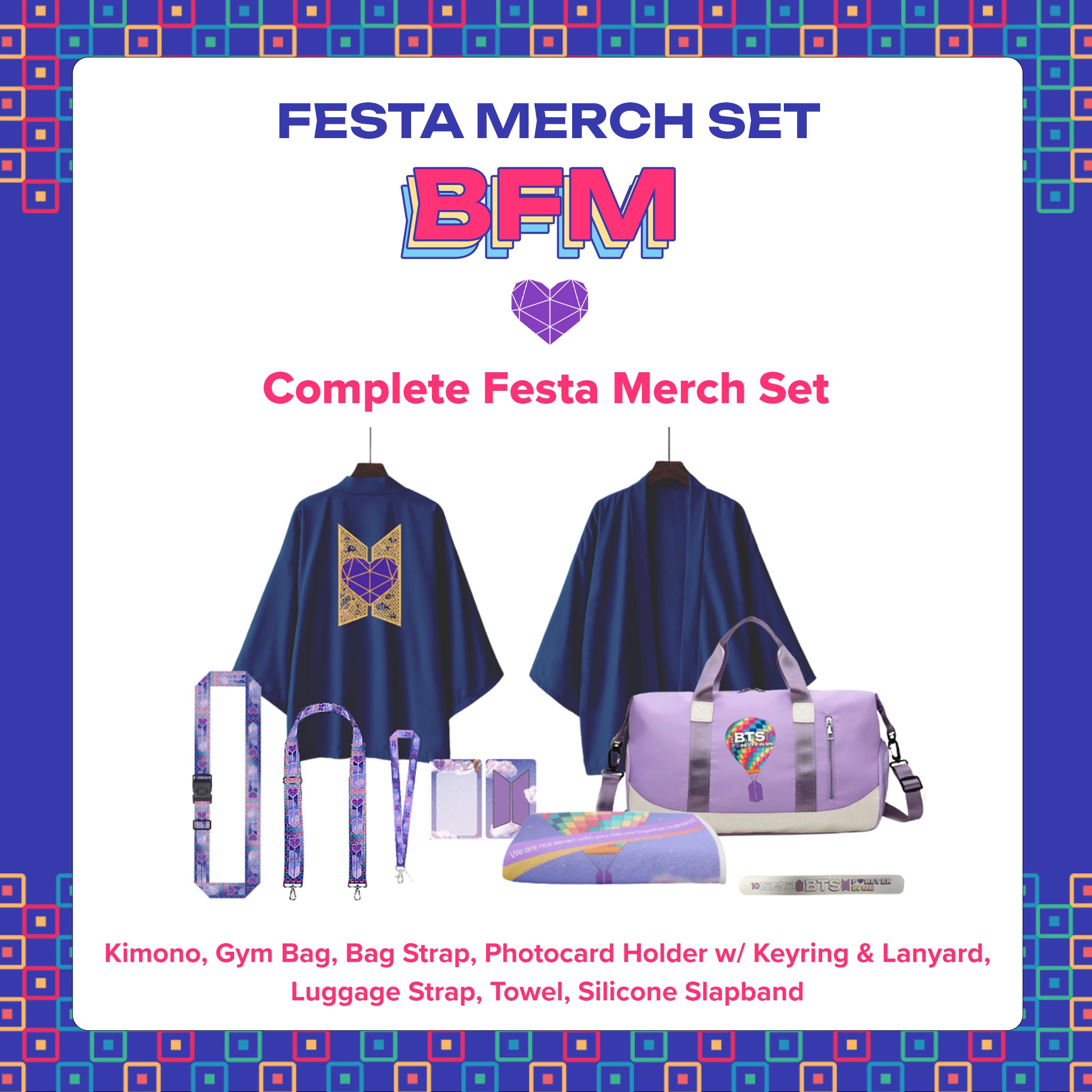 Groupm Merch Festa Merch Set: BFM – Borahae From Manila