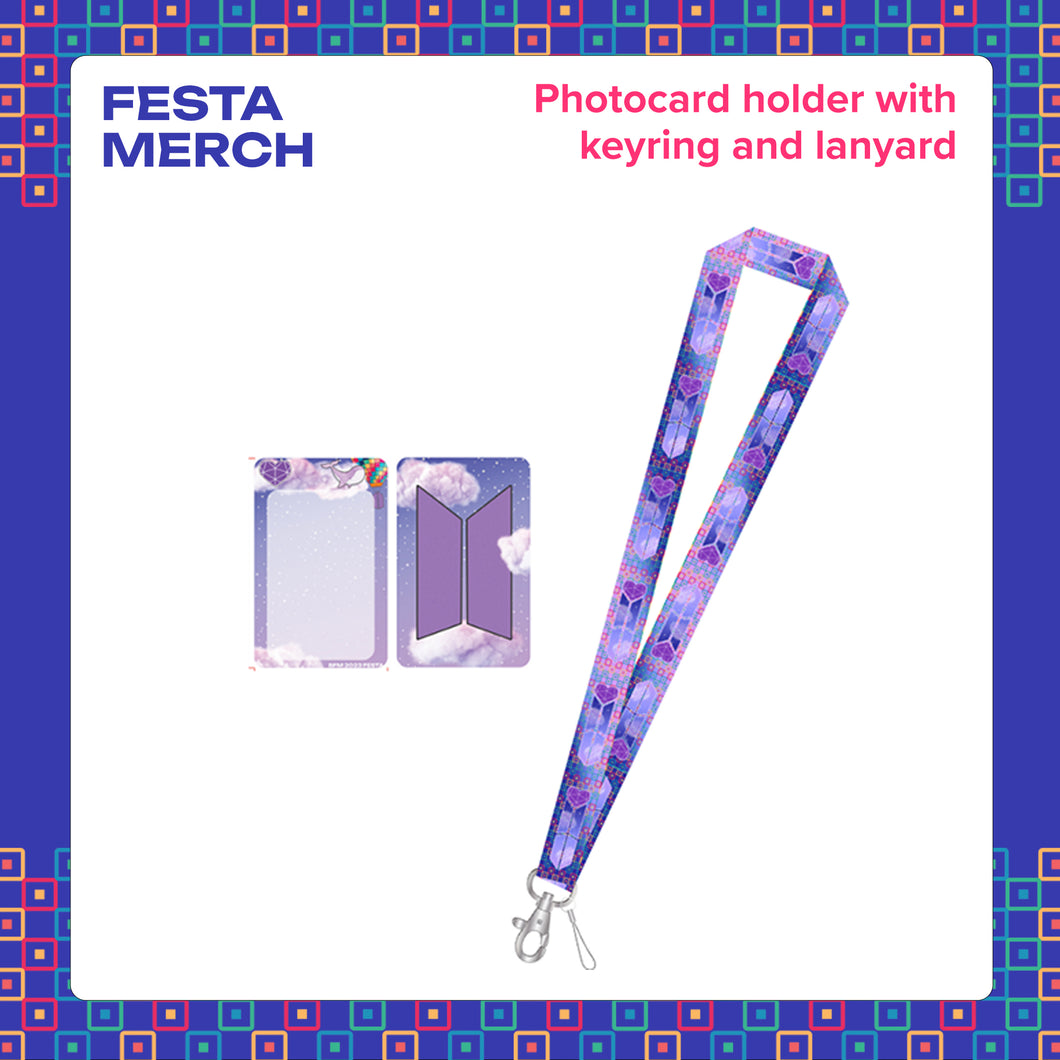 Festa 2023: Photocard holder with keyring & lanyard