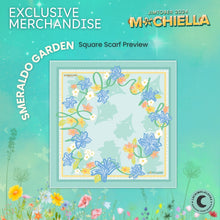 Load image into Gallery viewer, 'Smeraldo Garden' Square Scarf
